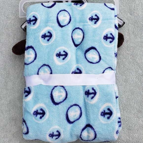 Hooded Baby Blanket and Crib Sheet Set Pirate - Picture 2 of 6